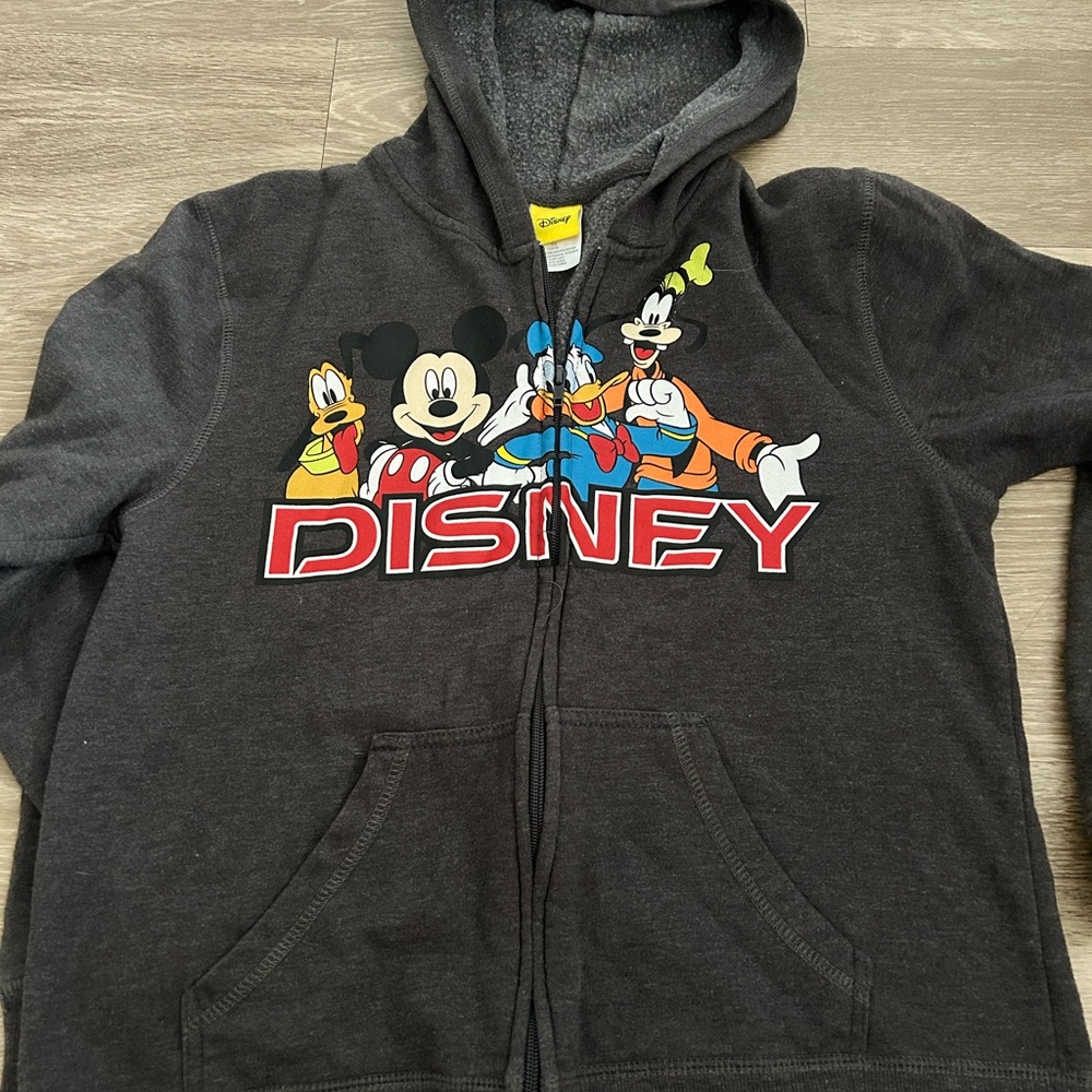 Disney Black Sweatshirt Vibrant Graphics Official Merchandise